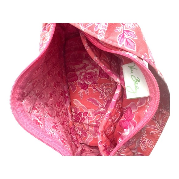 Vera Bradley Shoulder Bag Hope Toile Pink Orange Floral - Picture 9 of 11